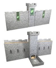 Castle Keep Dice Tower With DM Screen Walls